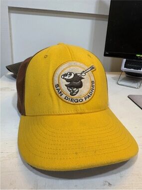 Nike San Diego Padres Yellow and Brown Baseball Cap